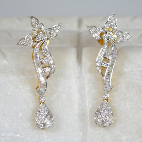 Diamond Gold Earrings